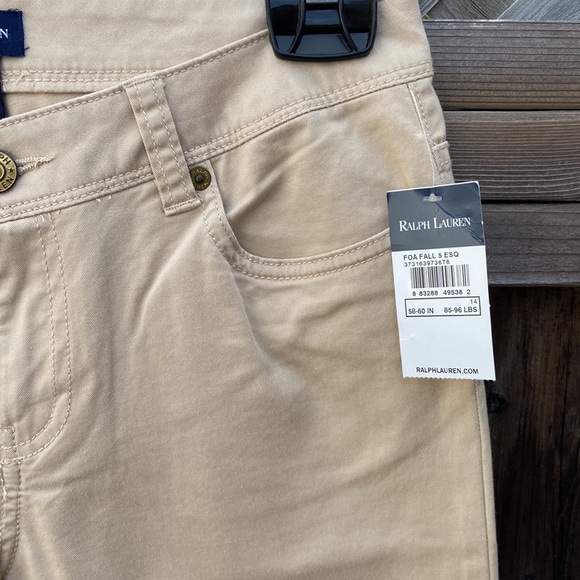 B1G2F 🚨 Ralph Lauren khaki pant with logo on pocket - Picture 3 of 9